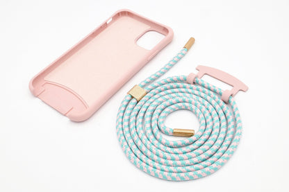 Samsung 2in1 Puderrosa - modulare Handykette mit Seil