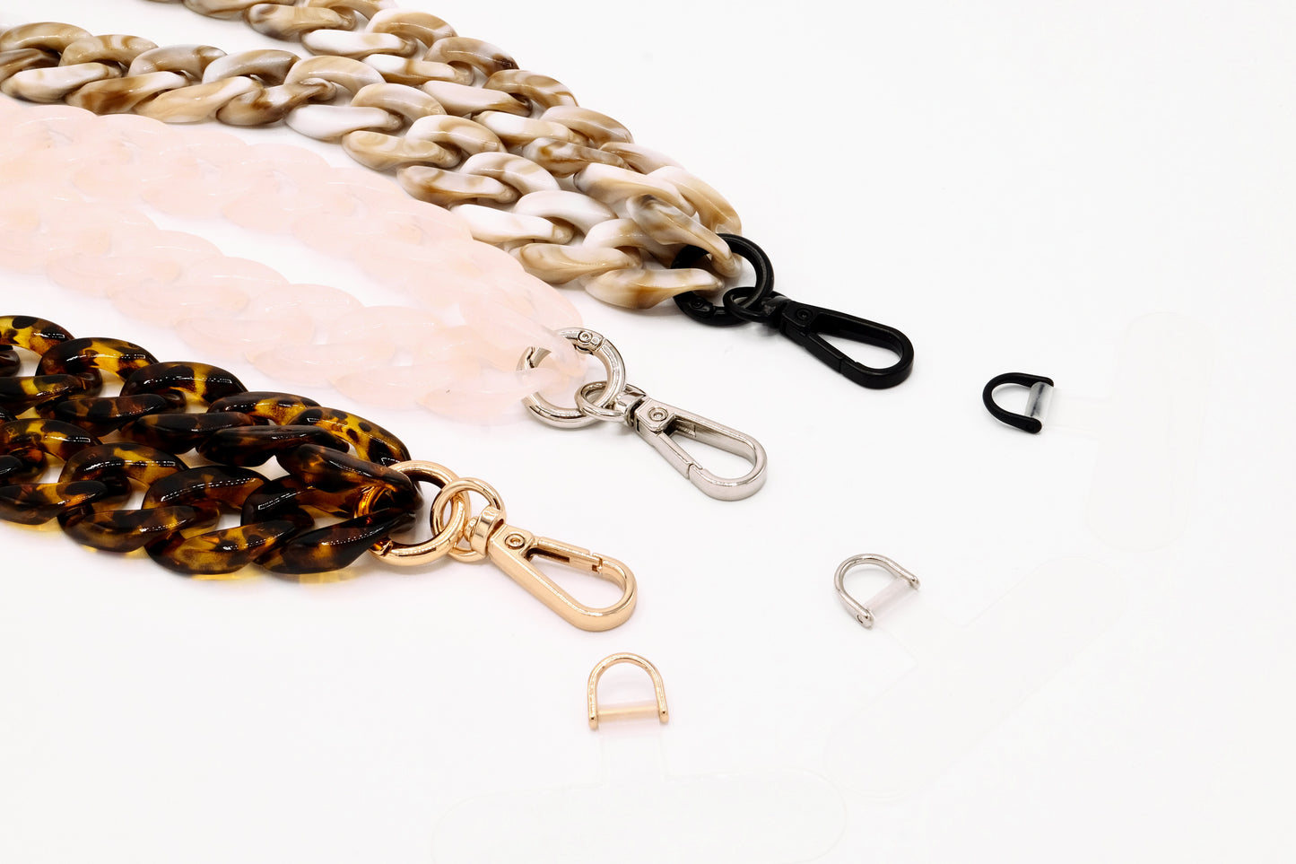 Universal Handykette | Kette mit Karabiner Rosa-Rot