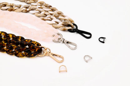 Universal Handykette | Kette mit Karabiner Rosa-Rot