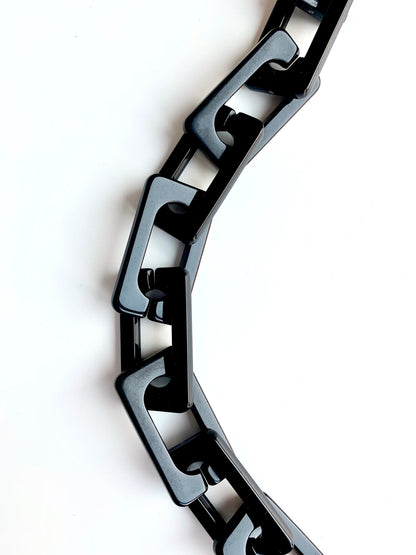 Statement Brillenkette Schwarz