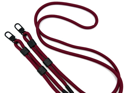 Handykette - Karabinerkordel Bordeaux Rot