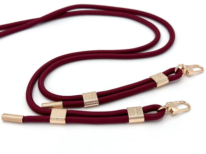 Handykette - Karabinerkordel Bordeaux Rot
