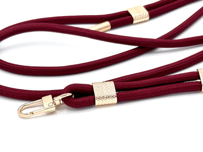 Handykette - Karabinerkordel Bordeaux Rot