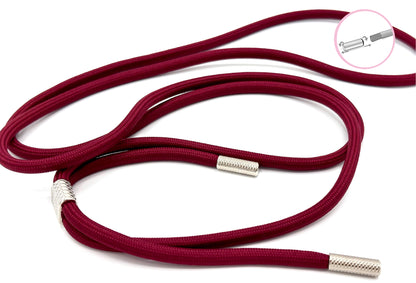 Handykette - Seil zum Schrauben Bordeaux Rot