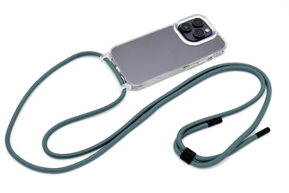 iPhone Handykette - transparente Hülle mit Wechselseil