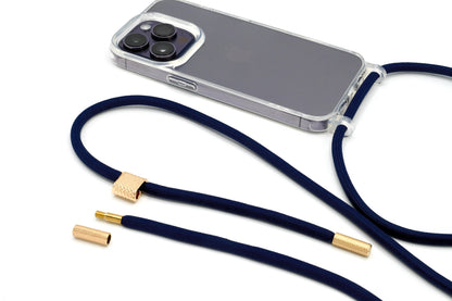 iPhone Handykette - transparente Hülle mit Wechselseil