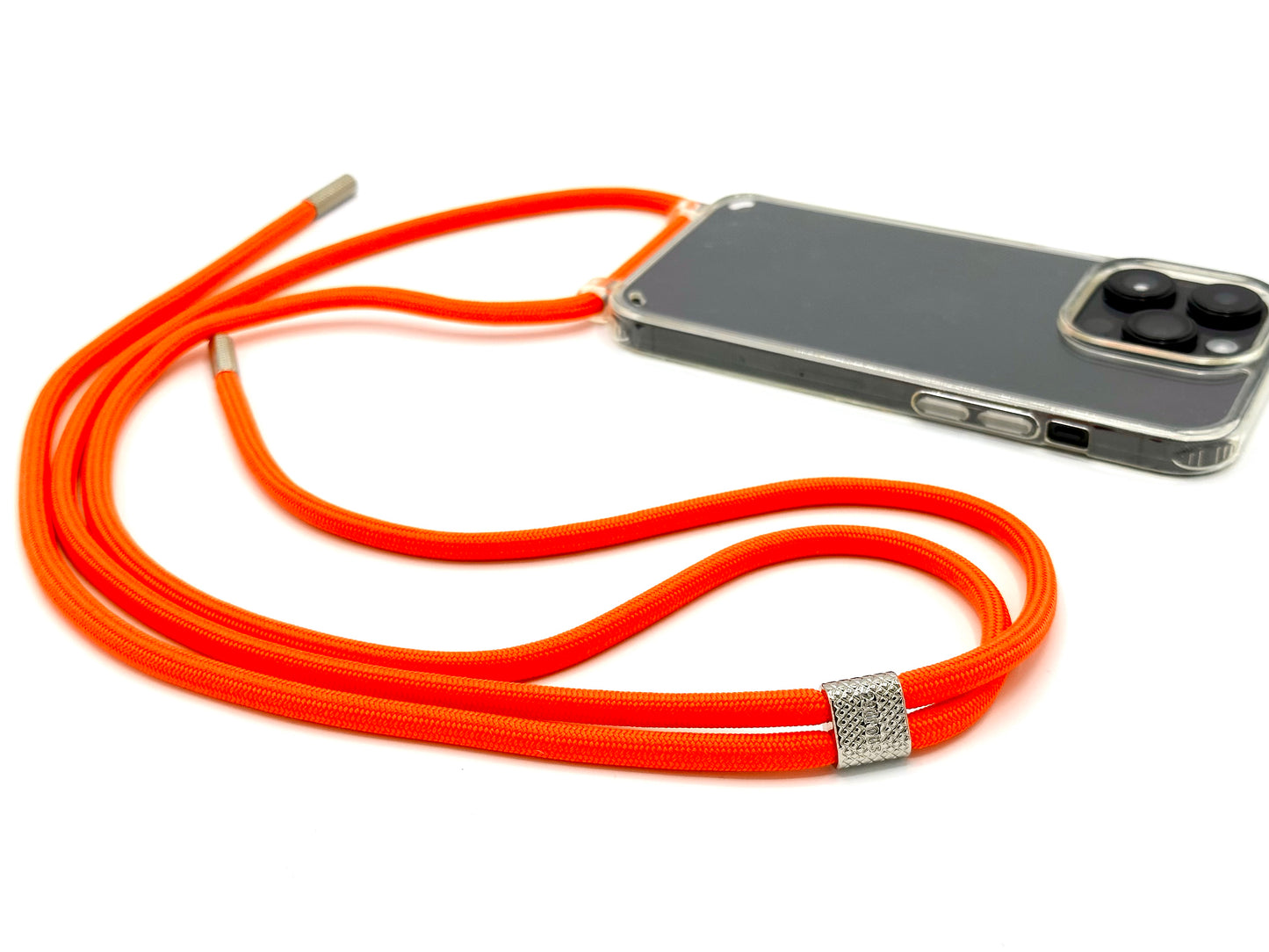 iPhone Handykette - transparente Hülle mit Wechselseil