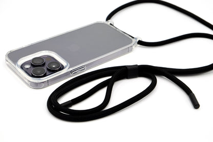 iPhone Handykette - transparente Hülle mit Wechselseil