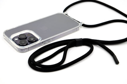 iPhone Handykette - transparente Hülle mit Wechselseil