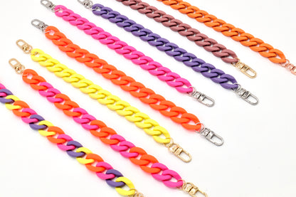 Kurze Handykette - "RUBBER EDITION" Lila Matt