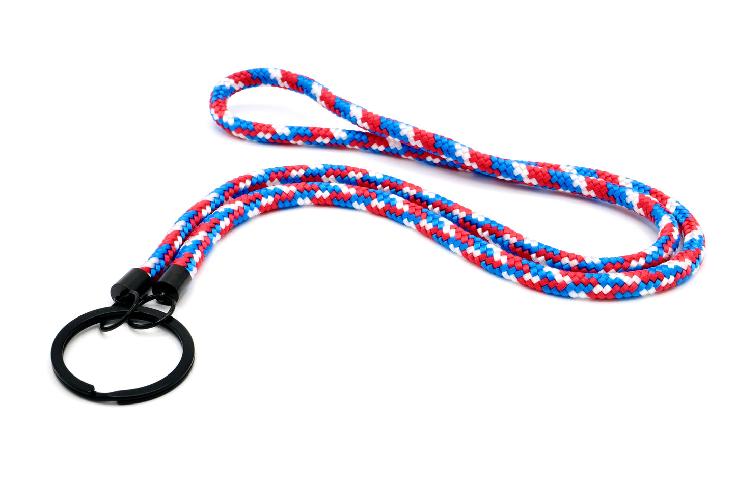 Schlüsselband Rot/Blau/Weiss