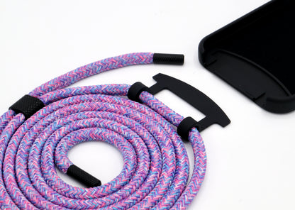 Handykette - Seil zum Schrauben Purple-Mix