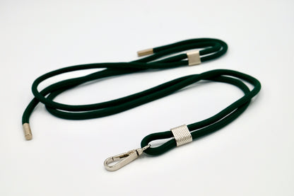 Universal Handykette Kordel mit Karabiner Dunkelgrün