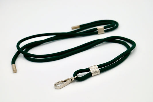Universal Handykette Kordel mit Karabiner Dunkelgrün