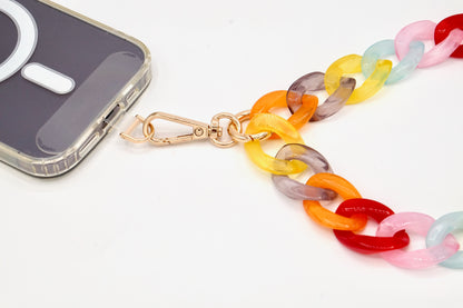 Universal Handykette | Kette mit Karabiner Bunt