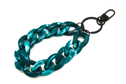 Schlüsselanhänger mit Karabiner Petrol