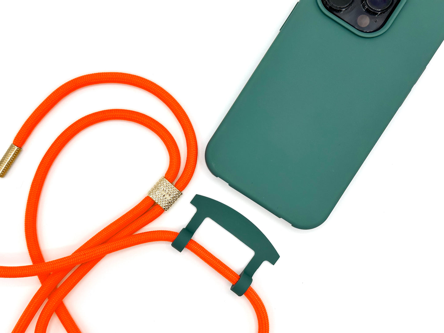 Handykette - Seil zum Schrauben Neon Orange