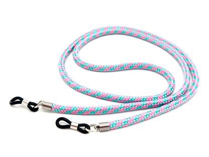 Brillenband 4mm Rosa/Mint