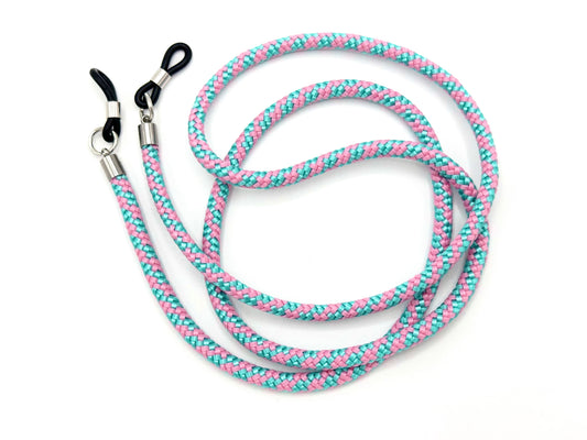 Brillenband 4mm Rosa/Mint