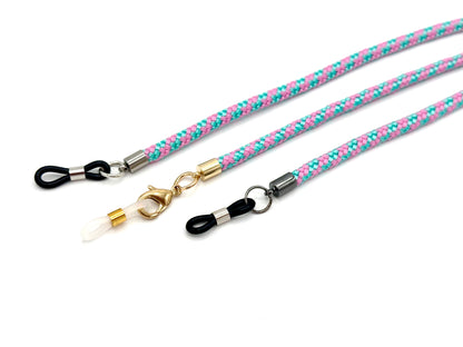 Brillenband 4mm Rosa/Mint