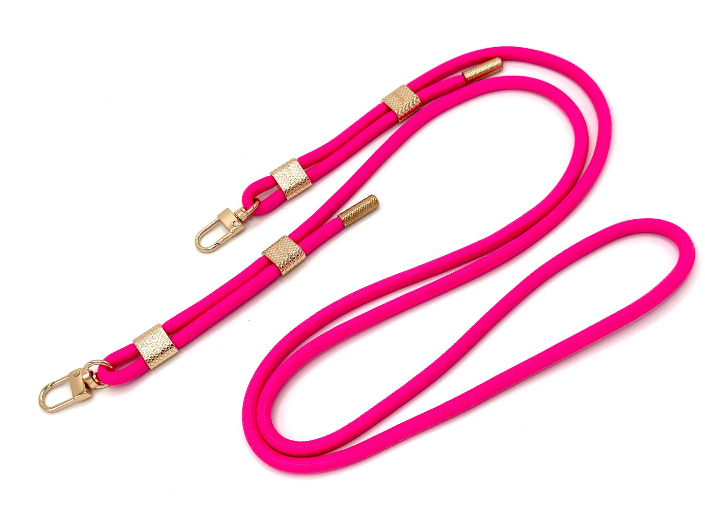 Handykette - Karabinerkordel Neon Pink