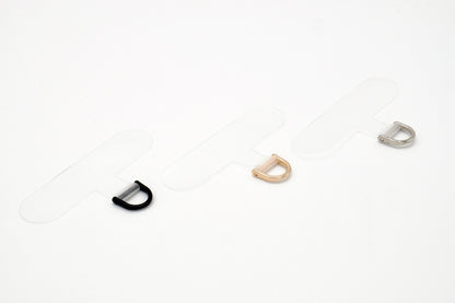 Universal handykette Patch Transparent/Silber