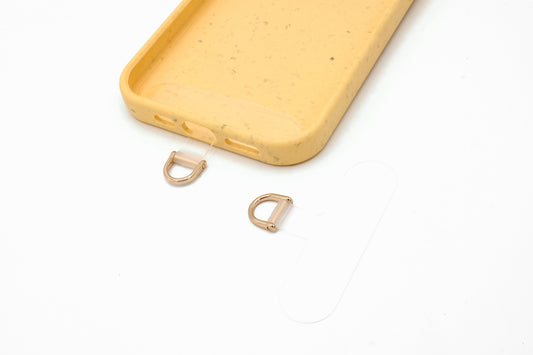 Universal Handykette Patch Transparent/Gold