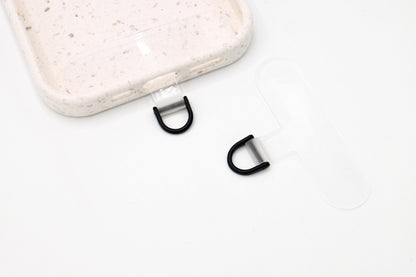 Universal Handykette Patch Transparent/Schwarz