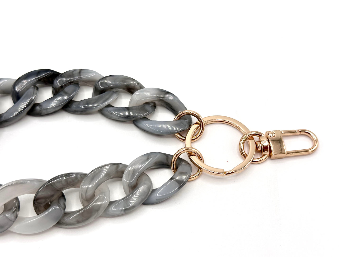 Schlüsselanhänger mit Karabiner Anthrazit