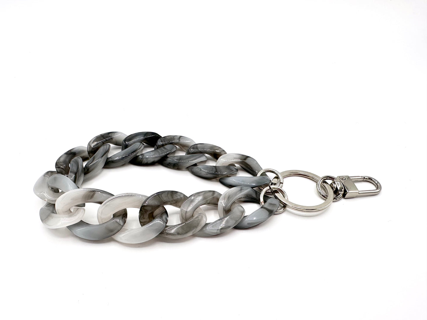 Schlüsselanhänger mit Karabiner Anthrazit