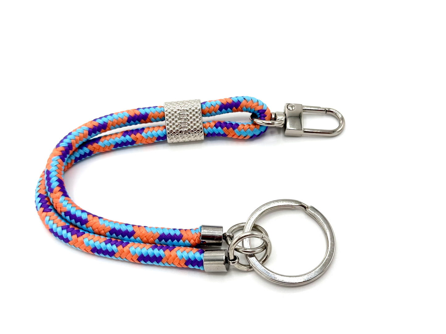 Schlüsselanhänger mit Karabiner Coral Mix