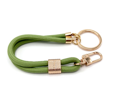 Schlüsselanhänger mit Karabiner Pistazie