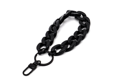 Schlüsselanhänger mit Karabiner Schwarz