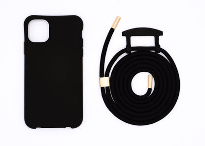 Samsung 2in1 Schwarz - modulare Handykette mit Seil