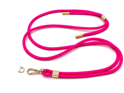Universal Handykette Kordel mit Karabiner Neon Pink