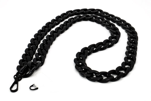 Universal Handykette | Kette mit Karabiner Schwarz