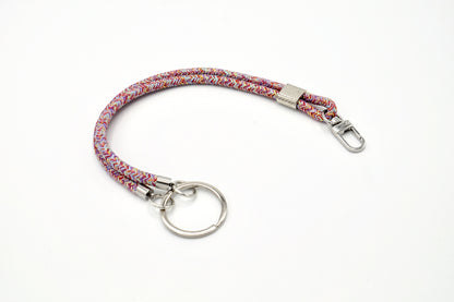 Schlüsselanhänger mit Karabiner Bunt