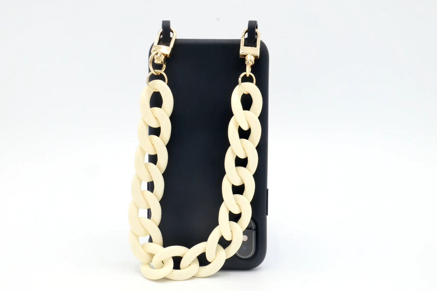 Kurze Handykette - Creme