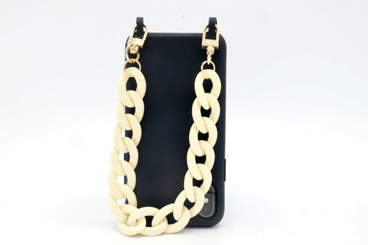 Kurze Handykette - Creme