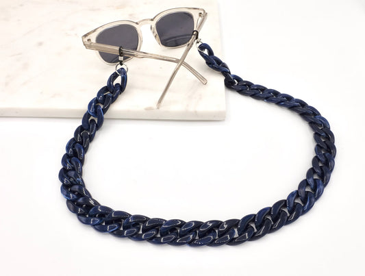 Brillenkette Größe M Dunkelblau