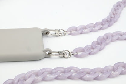 Handykette - Acryl Glieder lang Lavendel