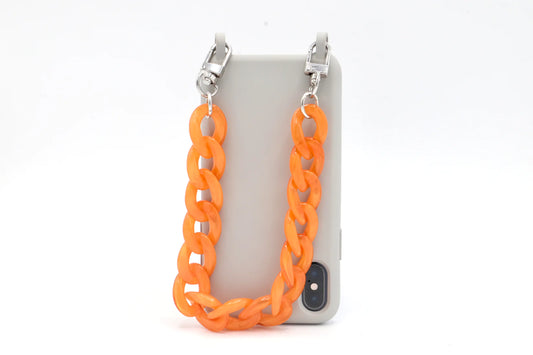 Kurze Handykette - Orange