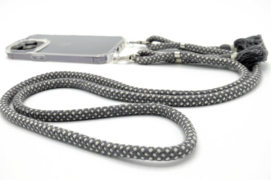 Samsung Handykette - transparente Hülle mit Baumwollkordel